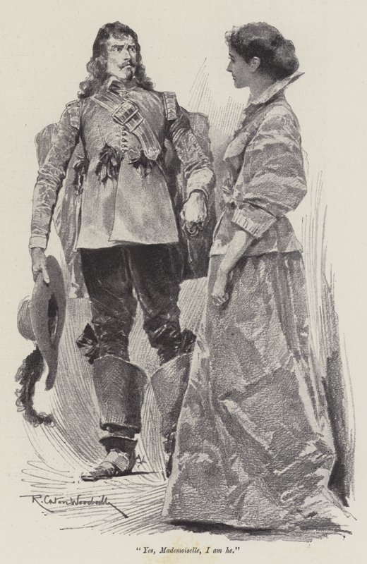 A vörös köntös alatt, Stanley J Weyman alkotó: Richard Caton Woodville junior