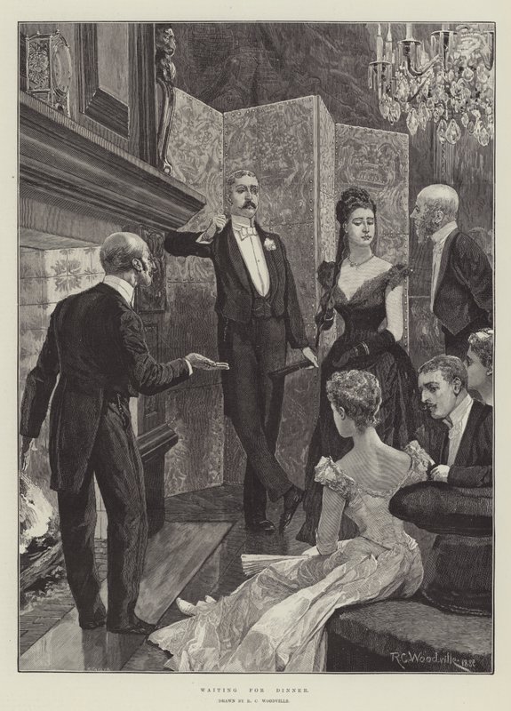 Vacsorára várva alkotó: Richard Caton Woodville junior