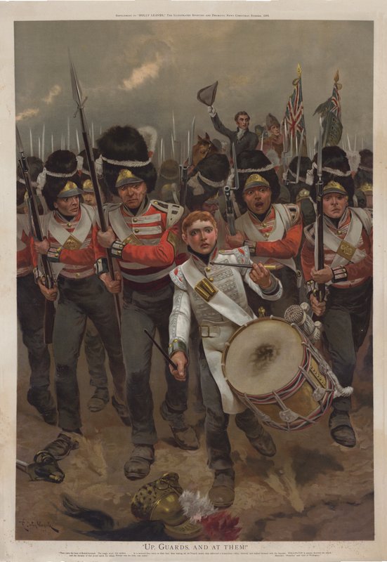 Fel, őrök, és rájuk! Wellington a waterlooi csatában alkotó: Richard Caton II Woodville