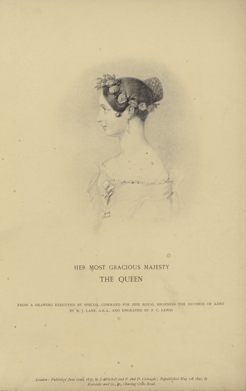 Viktória királynő portréja alkotó: Richard James Lane