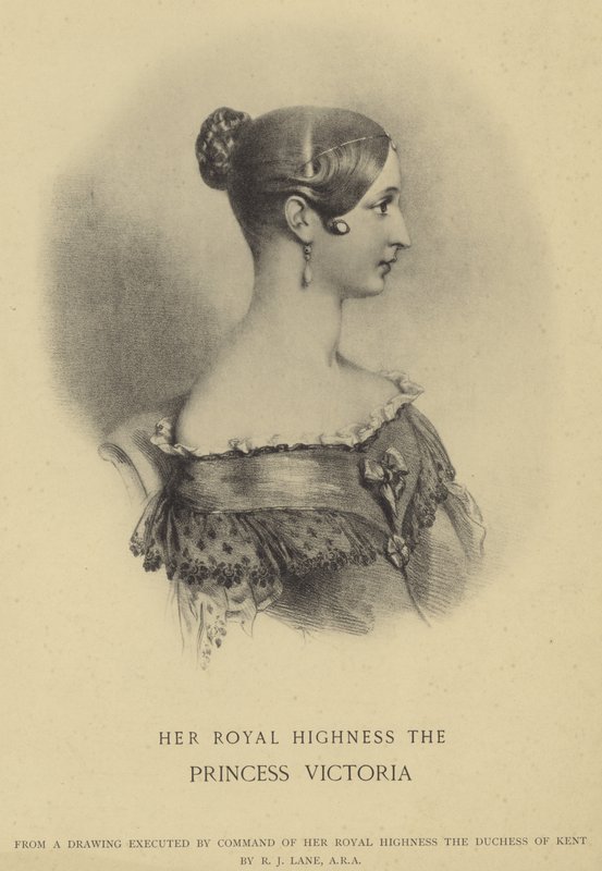 Viktória királynő portréja alkotó: Richard James Lane