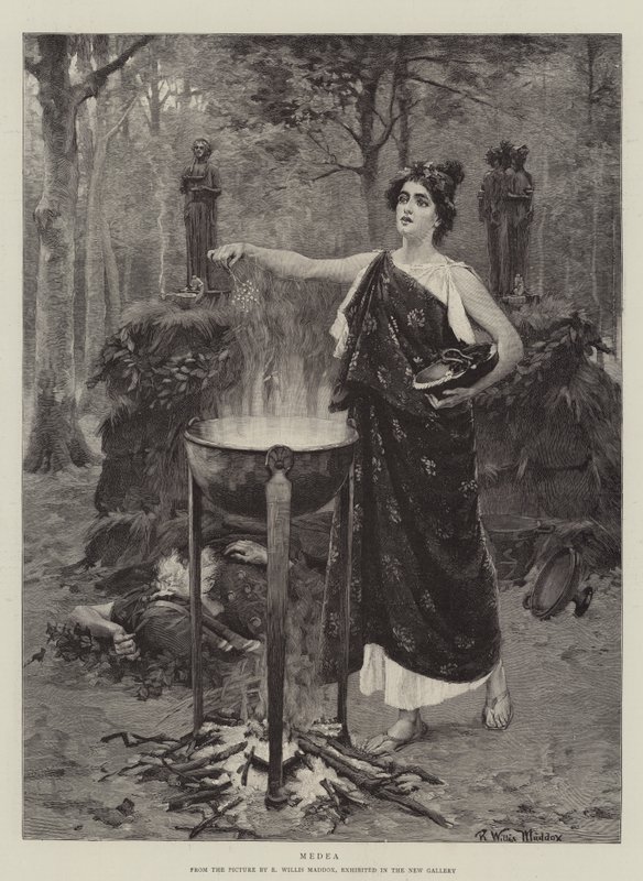 Medea alkotó: Richard Willes Maddox