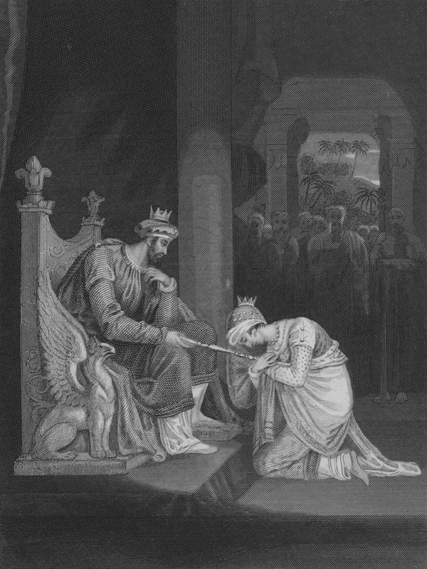 Eszter Ahasvérus előtt alkotó: Richard after Westall