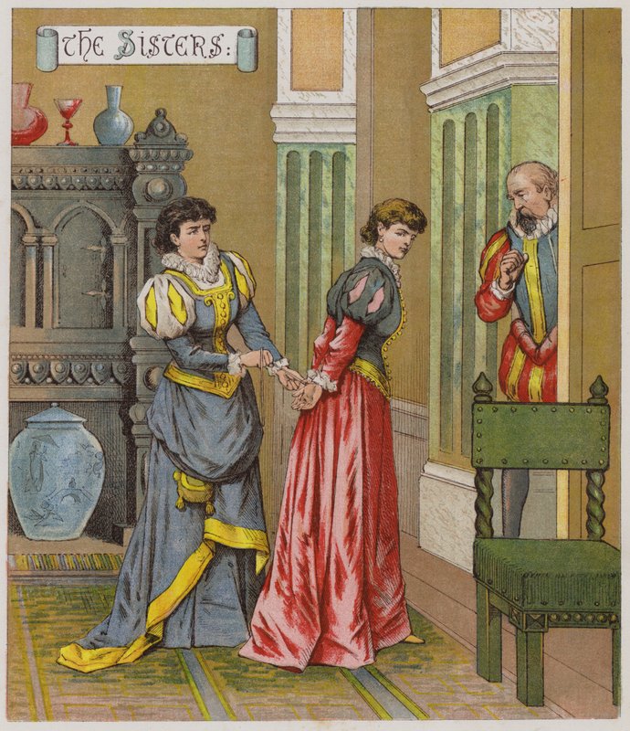 Illusztráció: A cickány megszelídítése (chromolitho) alkotó: Richard Andre