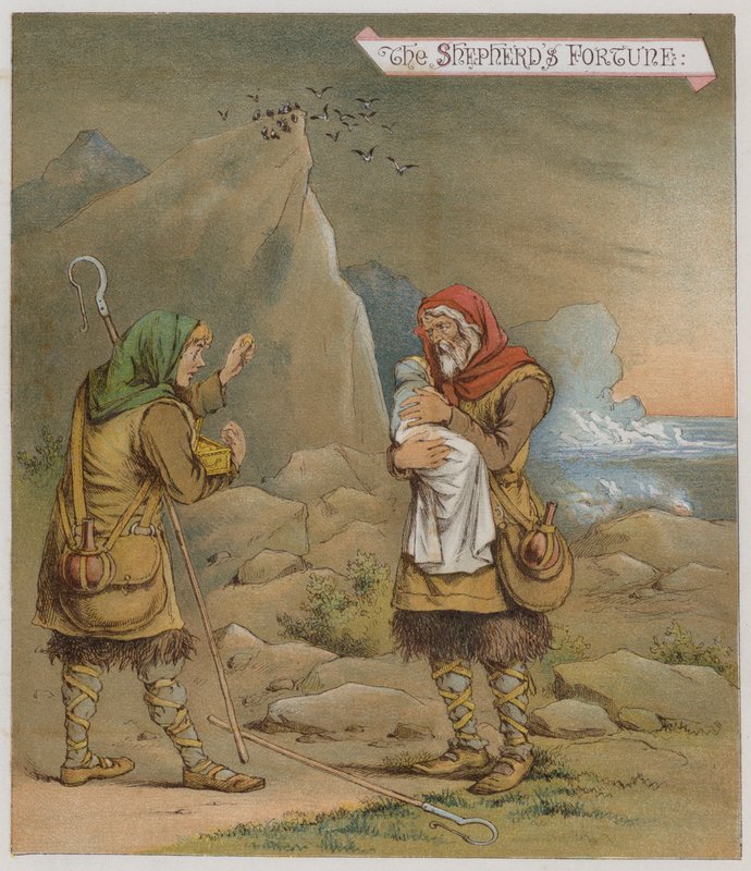 Illusztráció a Téli meséhez (chromolitho) alkotó: Richard Andre