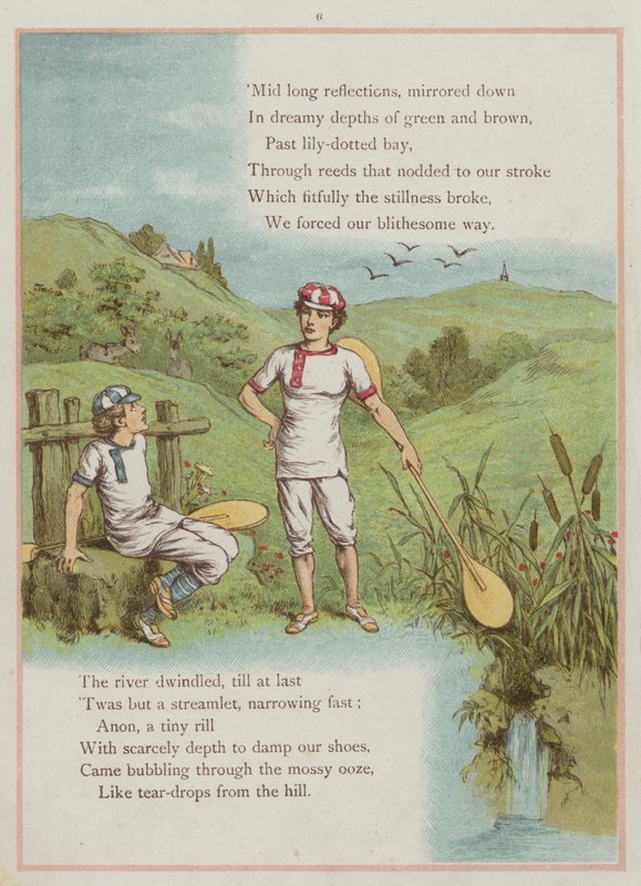 Oldal az Upstreamből, Richard Andre (színes litó) alkotó: Richard Andre