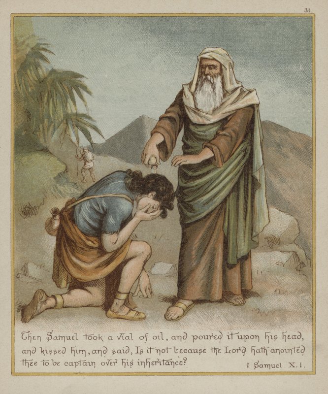 Sámuel felkent Dávidot alkotó: Richard Andre