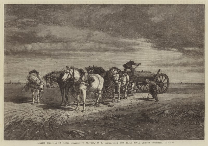 Loading Sand-Pas de Calais, Veszélyes időjárás, a Királyi Akadémia tavalyi kiállításáról alkotó: Richard Beavis