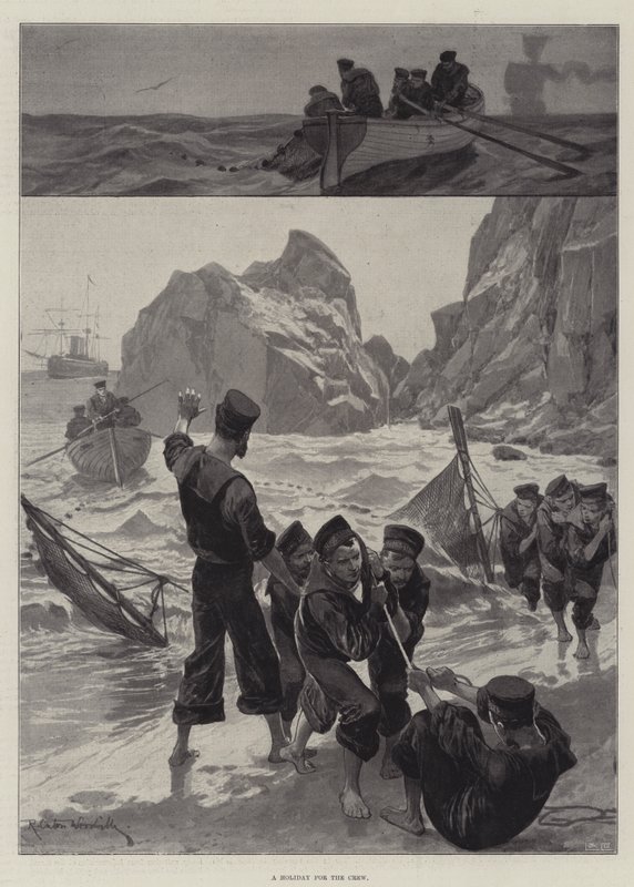 Ünnep a legénységnek alkotó: Richard Caton Woodville junior