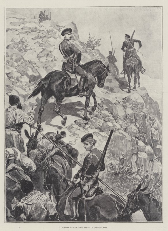 Orosz Kutatópárt Közép-Ázsiában alkotó: Richard Caton Woodville junior