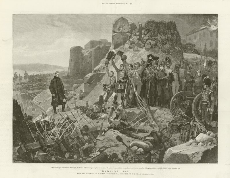 Badajos, 1812 alkotó: Richard Caton Woodville junior