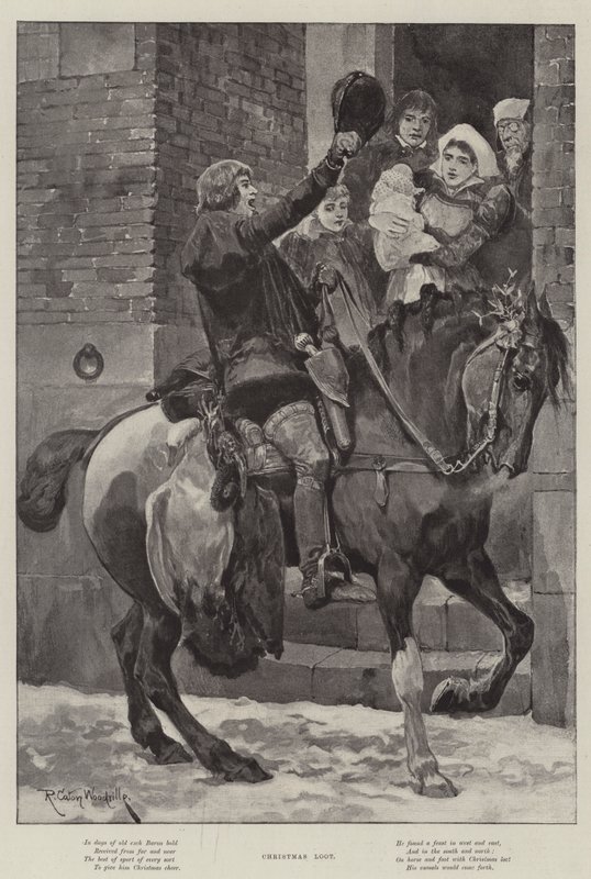 Karácsonyi zsákmány alkotó: Richard Caton Woodville junior