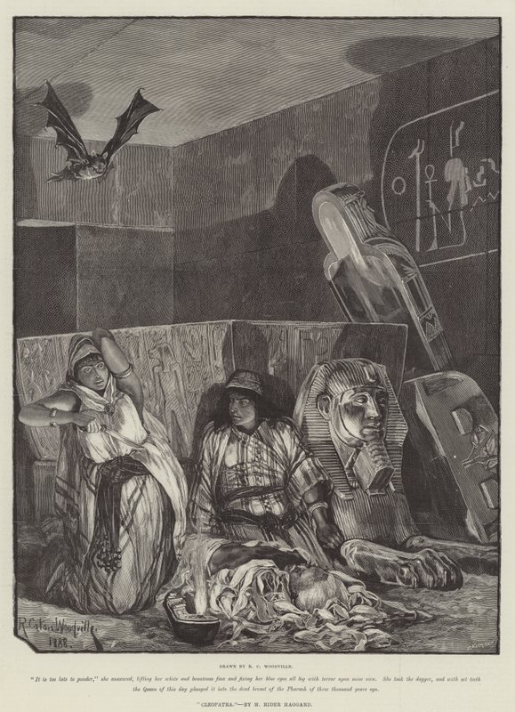 Kleopátra, H Rider Haggard alkotó: Richard Caton Woodville junior