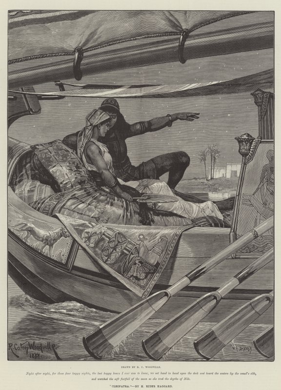 Kleopátra, H Rider Haggard alkotó: Richard Caton Woodville junior