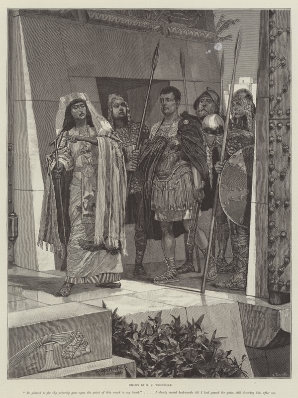 Kleopátra, H Rider Haggard alkotó: Richard Caton Woodville junior