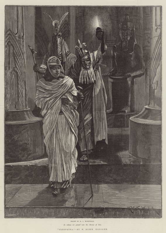 Kleopátra, H Rider Haggard alkotó: Richard Caton Woodville junior
