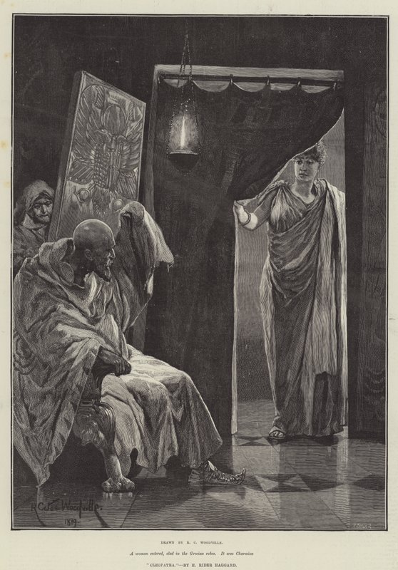 Kleopátra, H Rider Haggard alkotó: Richard Caton Woodville junior