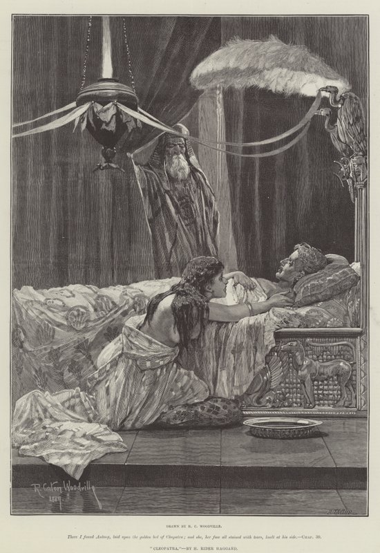 Kleopátra, H Rider Haggard alkotó: Richard Caton Woodville junior