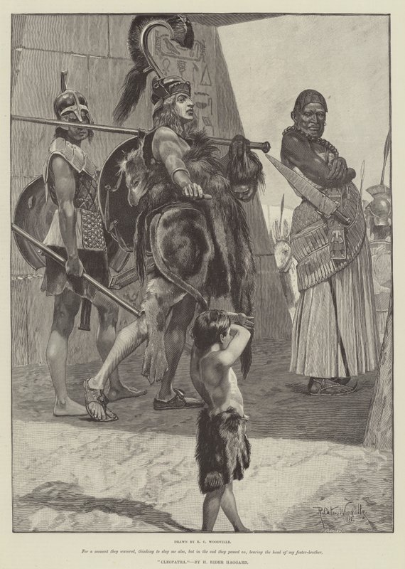 Kleopátra, H Rider Haggard alkotó: Richard Caton Woodville junior