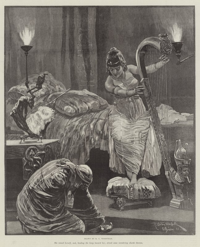 Kleopátra, H Rider Haggard alkotó: Richard Caton Woodville junior