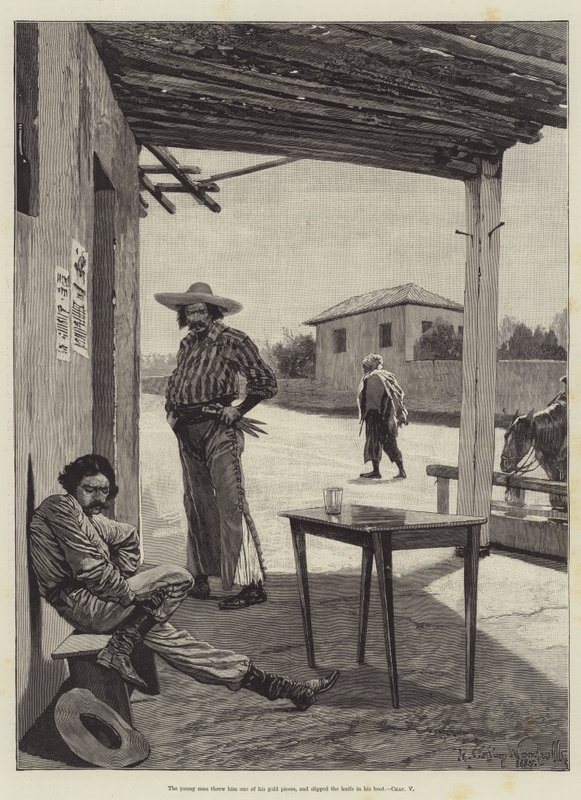 Maruja, szerző: Bret Harte alkotó: Richard Caton Woodville junior