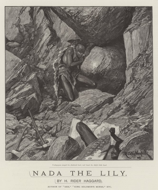 Nada, a liliom, írta H Rider Haggard alkotó: Richard Caton Woodville junior