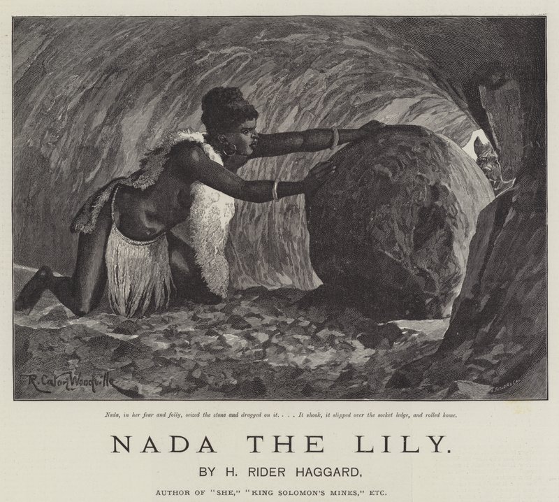 Nada, a liliom, szerző: H Rider Haggard alkotó: Richard Caton Woodville junior