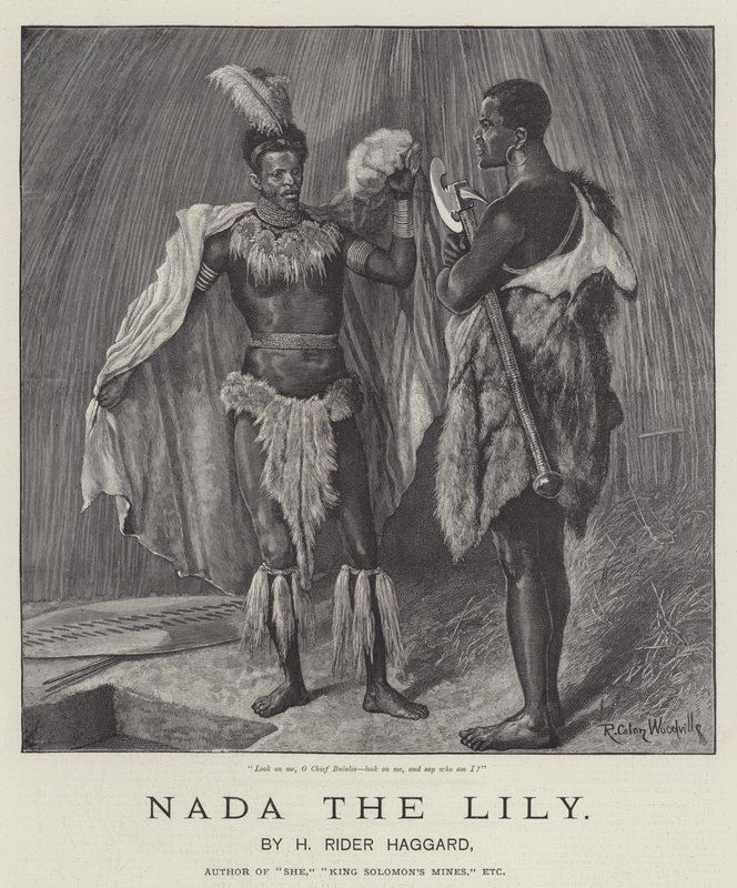 Nada, a liliom, szerző: H Rider Haggard alkotó: Richard Caton Woodville junior