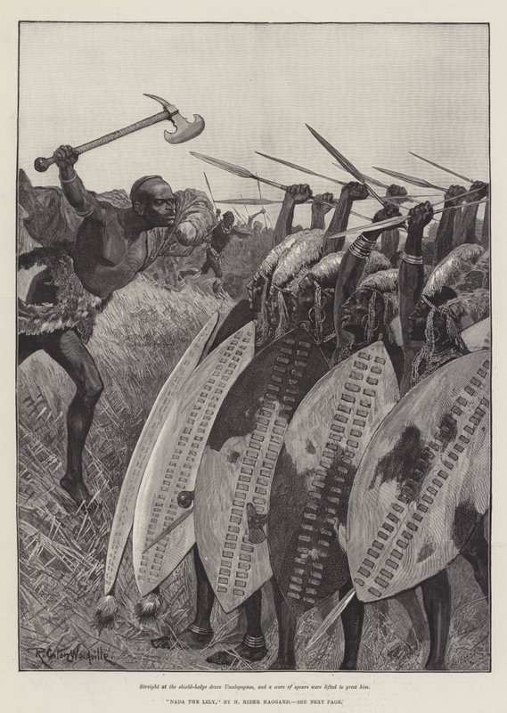 Nada, a liliom, írta H Rider Haggard alkotó: Richard Caton Woodville junior