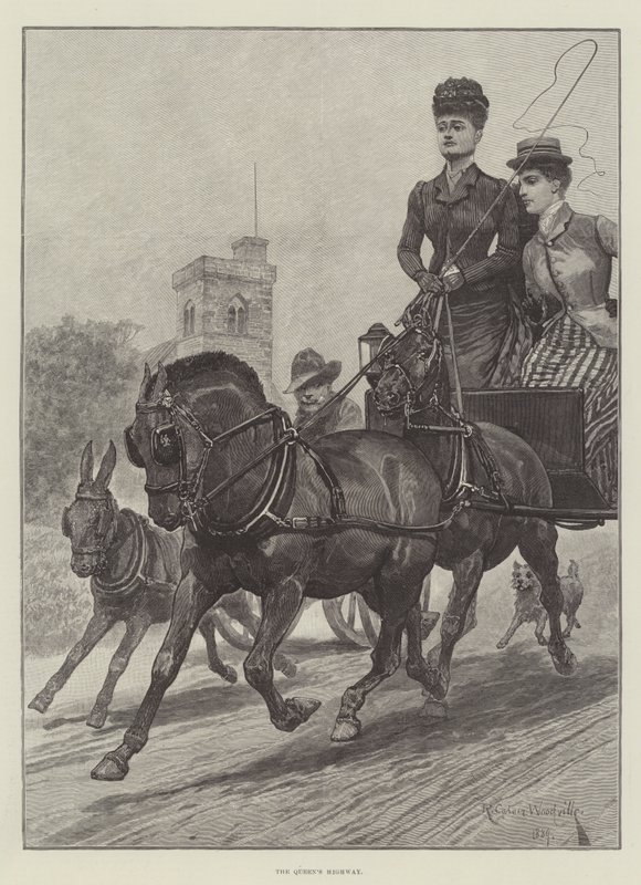 A királynő országútja alkotó: Richard Caton Woodville junior