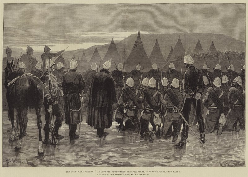 A zulu háború, készenlétben! Newdigate tábornok főhadiszállásán, Landman