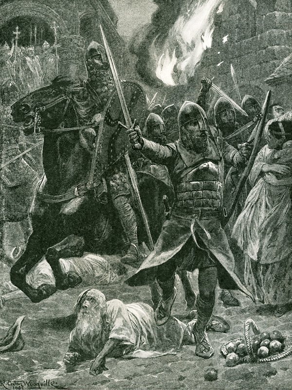 I. Vilmos felismerésének eredménye, 1066 karácsony napja alkotó: Richard Caton Woodville junior