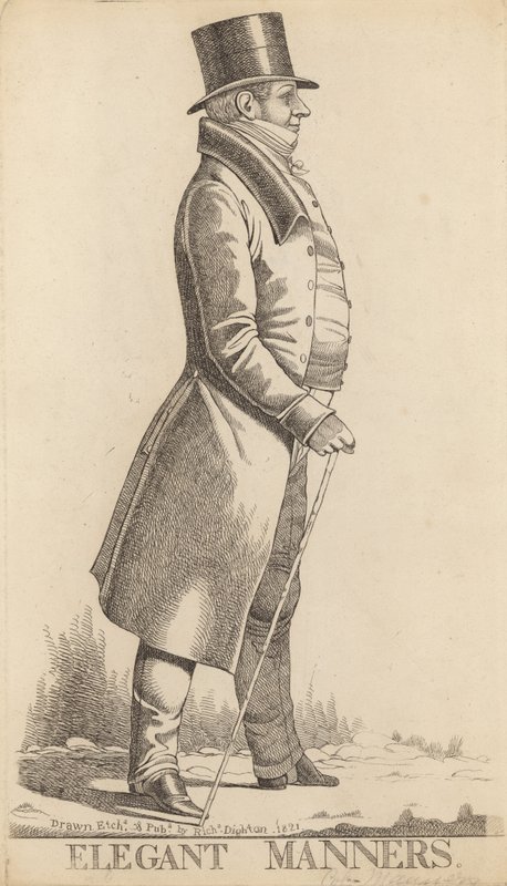 Charles Manners Sutton; Canterbury 1. vikomt; Elegáns modor alkotó: Richard Dighton
