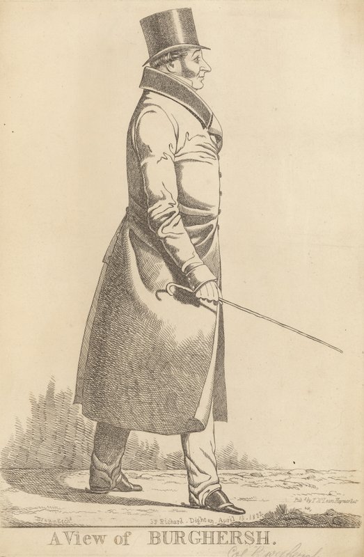 John Fane, Westmorland 11. grófja; Burghersh kilátása alkotó: Richard Dighton