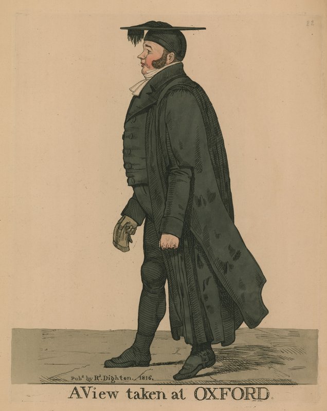 Smith úr; Oxfordi kilátás alkotó: Richard Dighton
