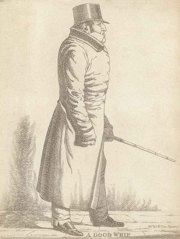 William Philip Molyneux, Sefton 2. grófja; Jó korbács alkotó: Richard Dighton