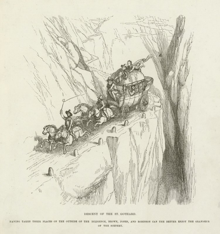 A Szent Gothard leereszkedése alkotó: Richard Doyle