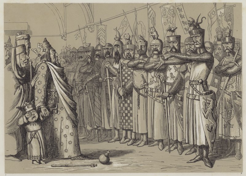 III. Henrik parlamenti ülése (akvatinta) alkotó: Richard Doyle