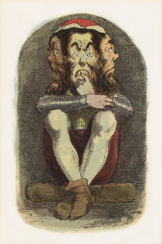 Illusztráció: Jack, az óriásgyilkos (színes litó) alkotó: Richard Doyle
