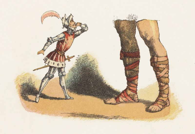Illusztráció: Jack, az óriásgyilkos (színes litó) alkotó: Richard Doyle