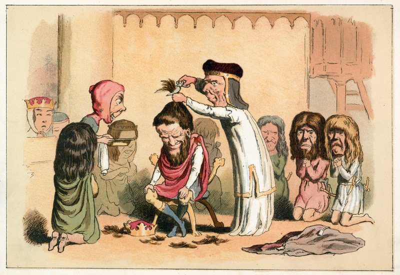 I. Henrik király és Serlo, Seez püspöke alkotó: Richard Doyle