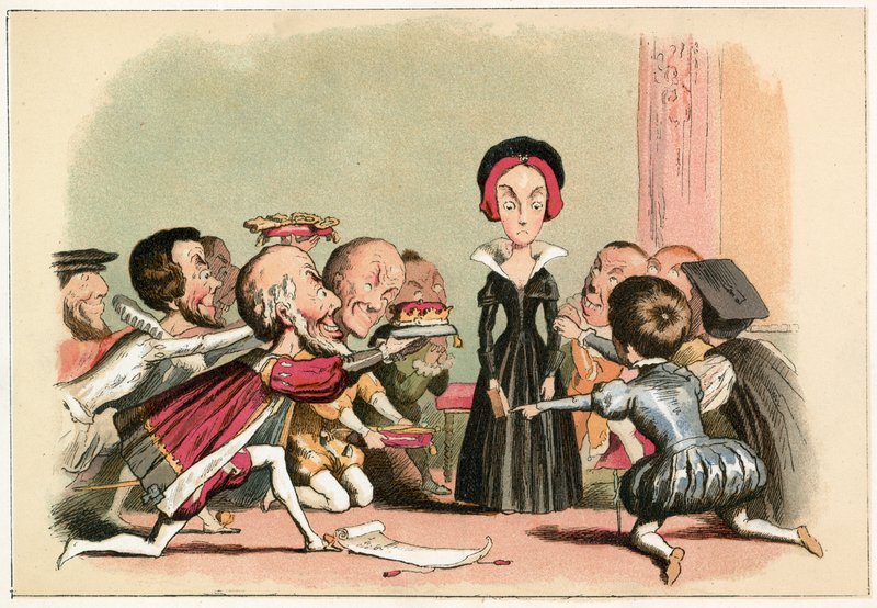 Lady Jane Dudley igyekezett elfogadni a koronát alkotó: Richard Doyle
