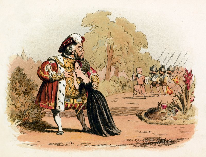 Szoros menekülés Katharine Parr királynő számára alkotó: Richard Doyle