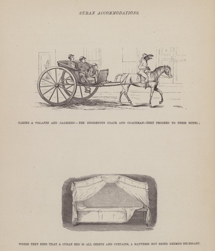 Oldal a Brown, Jones és Robinson urak amerikai körútjából (metszet) alkotó: Richard Doyle