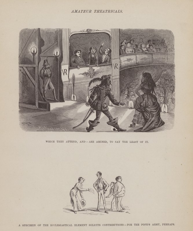 Oldal a Brown, Jones és Robinson urak amerikai körútjából (metszet) alkotó: Richard Doyle