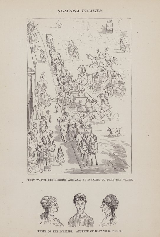 Oldal a Brown, Jones és Robinson urak amerikai körútjából (metszet) alkotó: Richard Doyle