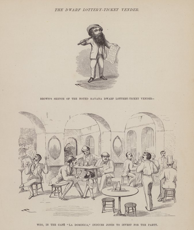 Oldal a Brown, Jones és Robinson urak amerikai körútjából (metszet) alkotó: Richard Doyle