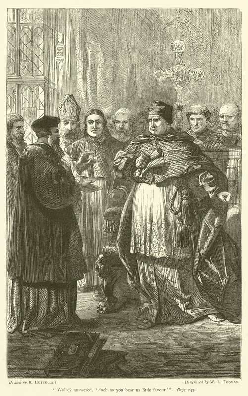 Wolsey így válaszolt: Mint ahogy te is csekély szívességet viselsz nekünk alkotó: Richard Huttula