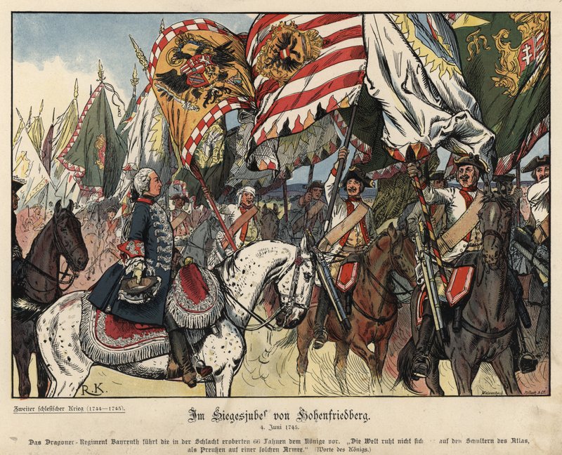 A hohenfriedebergi csatában aratott győzelem ünneplése alkotó: Richard Knoetel