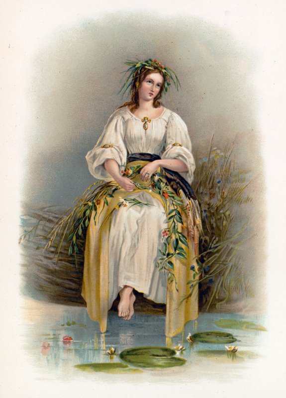 Ophelia a Hamletből alkotó: Richard Redgrave